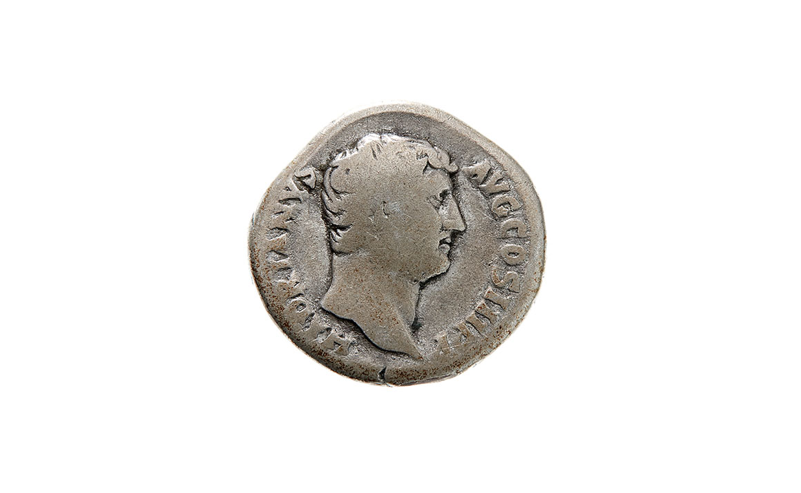 Манета, дэнарый, Hadrianus (Адрыян), Рымская імперыя